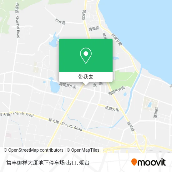 益丰御祥大厦地下停车场-出口地图