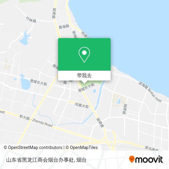 山东省黑龙江商会烟台办事处地图