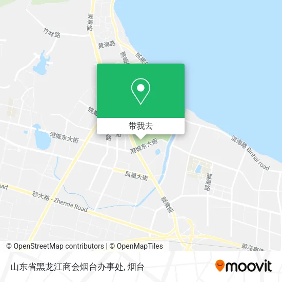山东省黑龙江商会烟台办事处地图