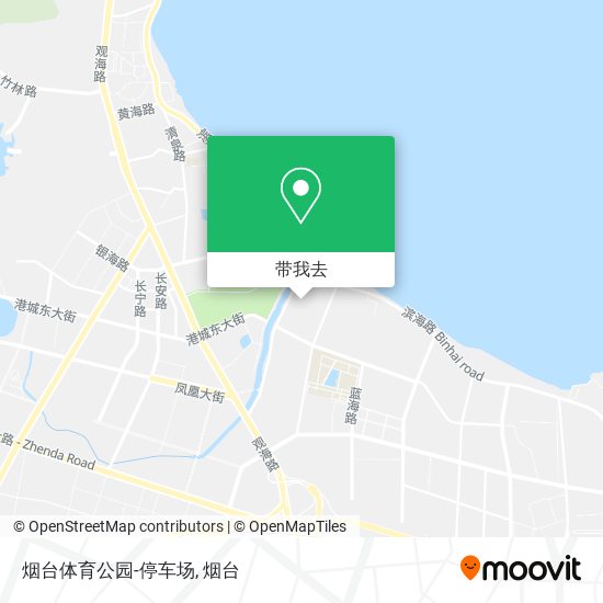 烟台体育公园-停车场地图