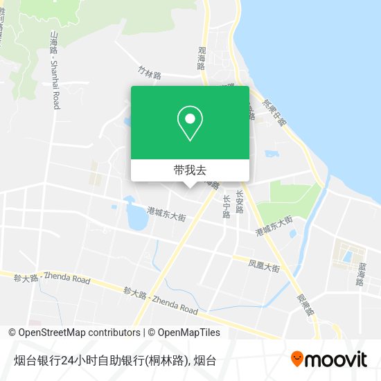 烟台银行24小时自助银行(桐林路)地图