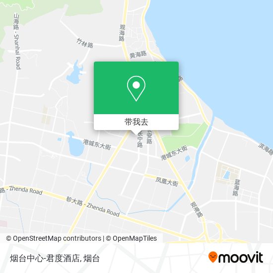 烟台中心-君度酒店地图