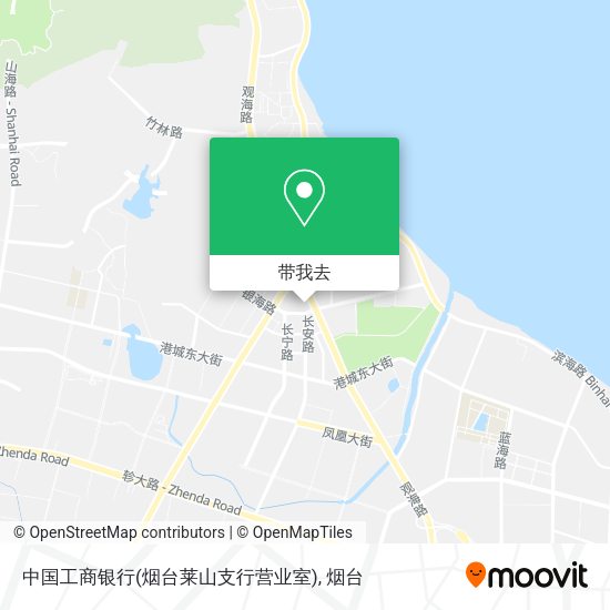 中国工商银行(烟台莱山支行营业室)地图