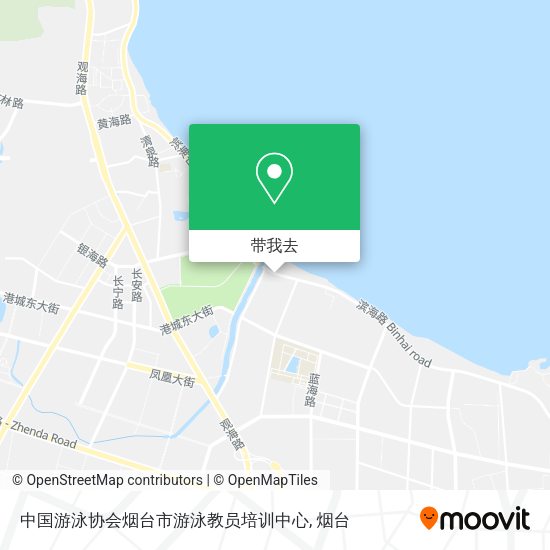 中国游泳协会烟台市游泳教员培训中心地图