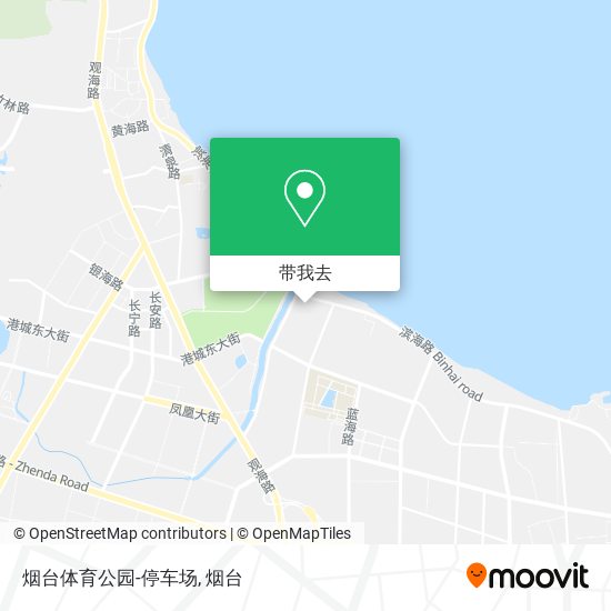 烟台体育公园-停车场地图