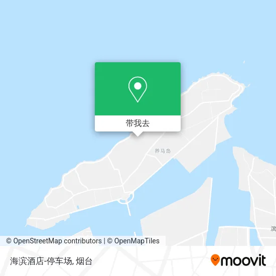 海滨酒店-停车场地图