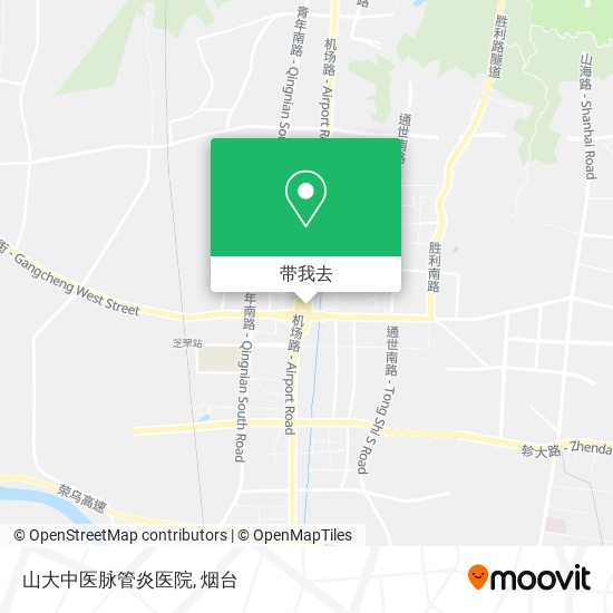 山大中医脉管炎医院地图