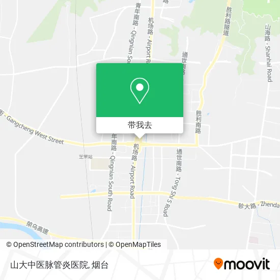 山大中医脉管炎医院地图