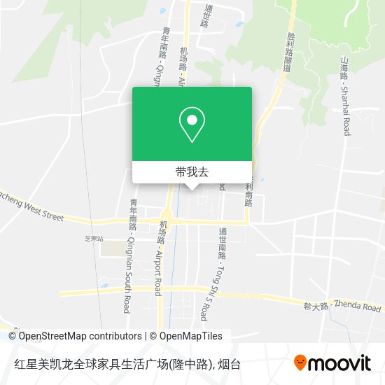 红星美凯龙全球家具生活广场(隆中路)地图