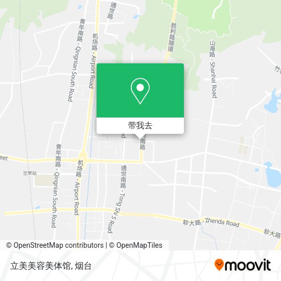 立美美容美体馆地图
