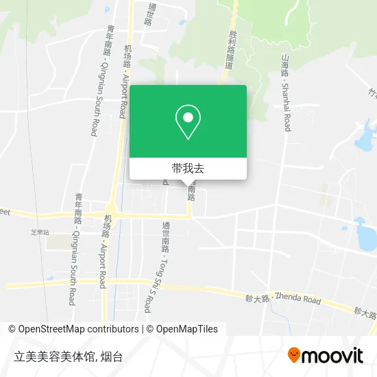 立美美容美体馆地图