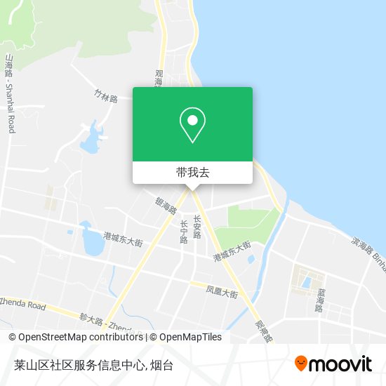 莱山区社区服务信息中心地图