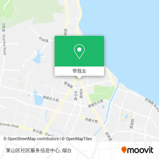 莱山区社区服务信息中心地图