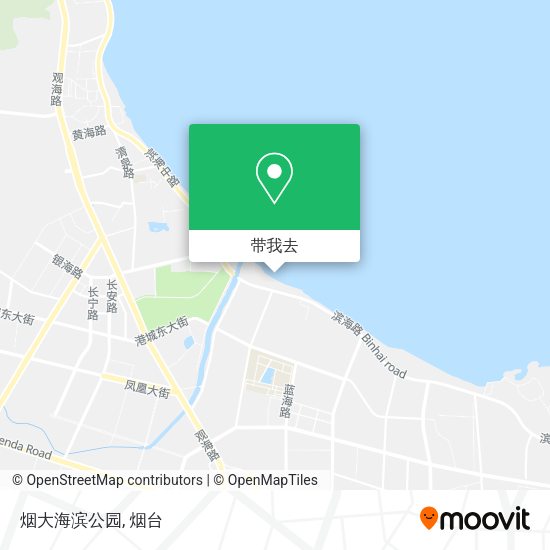 烟大海滨公园地图