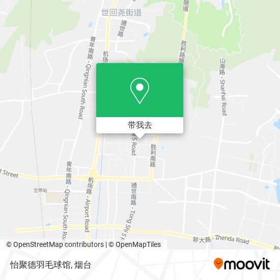 怡聚德羽毛球馆地图