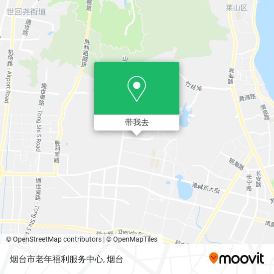 烟台市老年福利服务中心地图