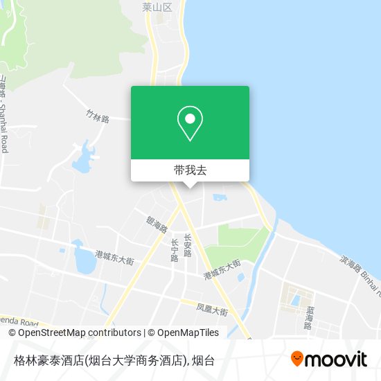 格林豪泰酒店(烟台大学商务酒店)地图