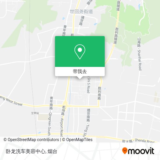 卧龙洗车美容中心地图