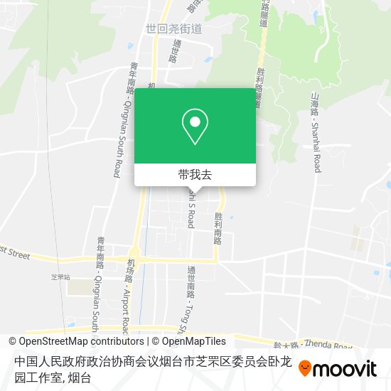 中国人民政府政治协商会议烟台市芝罘区委员会卧龙园工作室地图