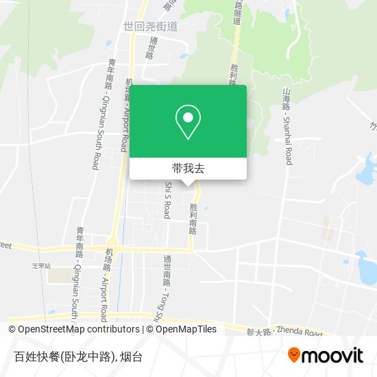 百姓快餐(卧龙中路)地图