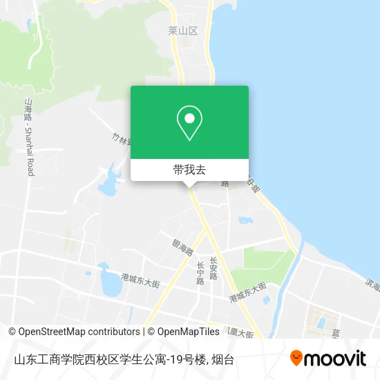 山东工商学院西校区学生公寓-19号楼地图
