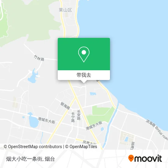 烟大小吃一条街地图