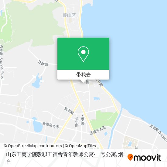 山东工商学院教职工宿舍青年教师公寓-一号公寓地图