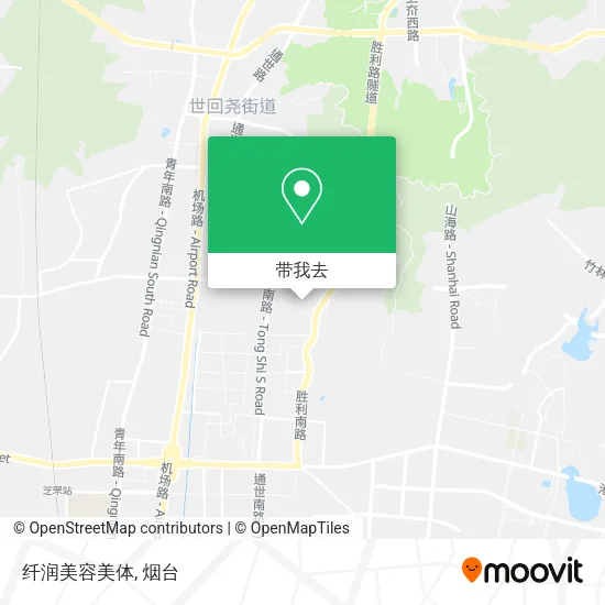 纤润美容美体地图