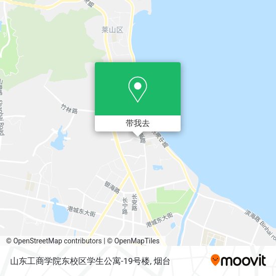 山东工商学院东校区学生公寓-19号楼地图