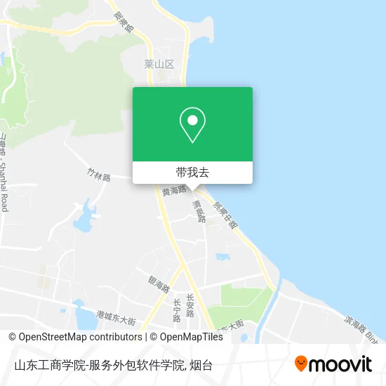 山东工商学院-服务外包软件学院地图