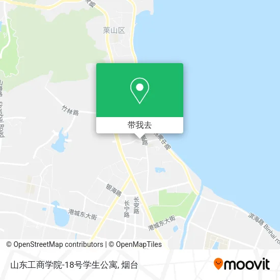 山东工商学院-18号学生公寓地图