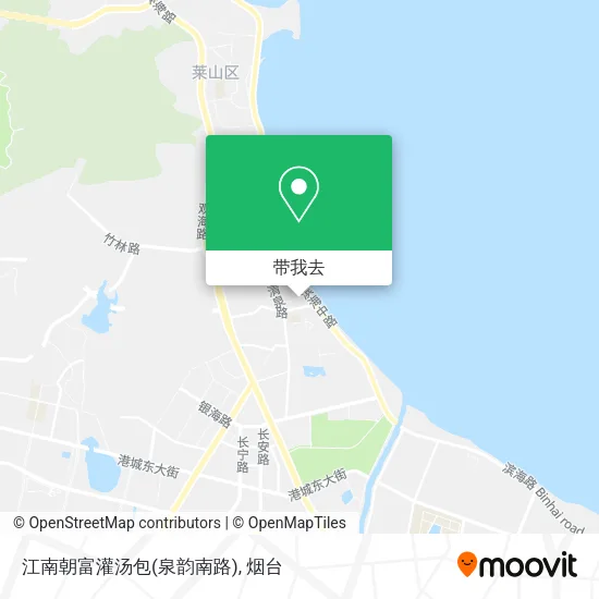 江南朝富灌汤包(泉韵南路)地图