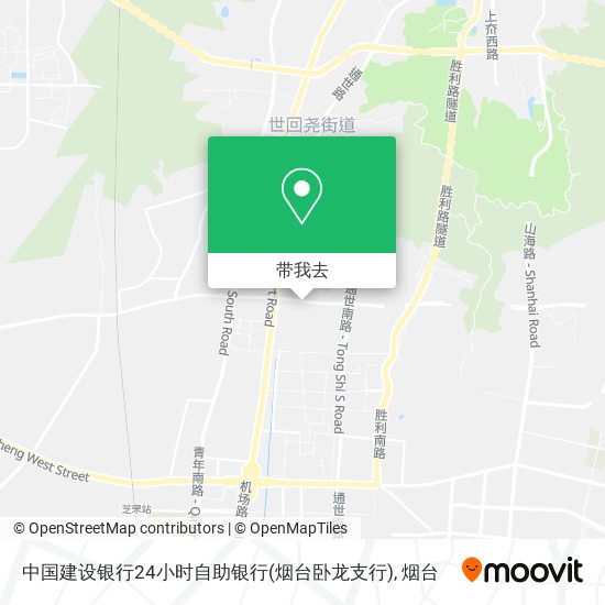 中国建设银行24小时自助银行(烟台卧龙支行)地图