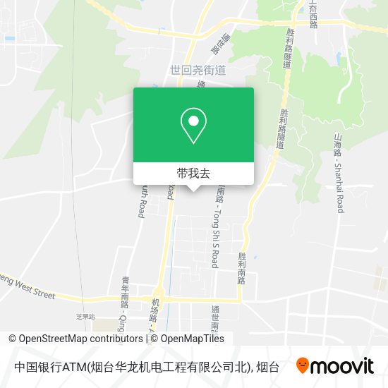 中国银行ATM(烟台华龙机电工程有限公司北)地图