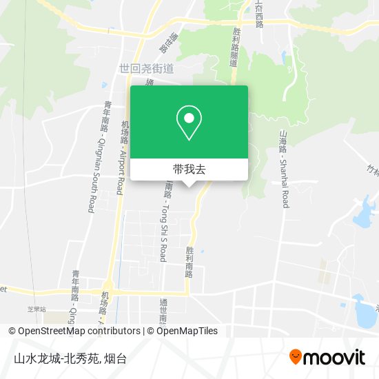山水龙城-北秀苑地图