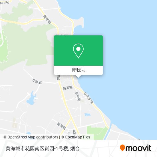 黄海城市花园南区岚园-1号楼地图