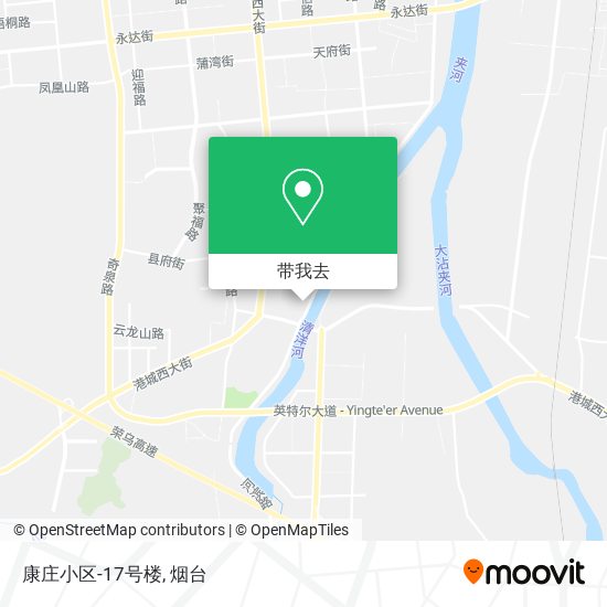 康庄小区-17号楼地图