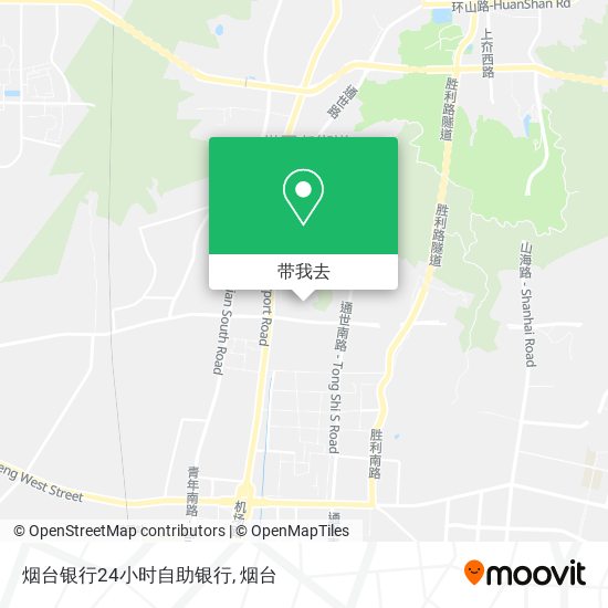烟台银行24小时自助银行地图
