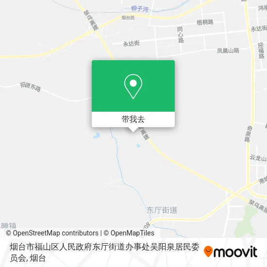 烟台市福山区人民政府东厅街道办事处吴阳泉居民委员会地图
