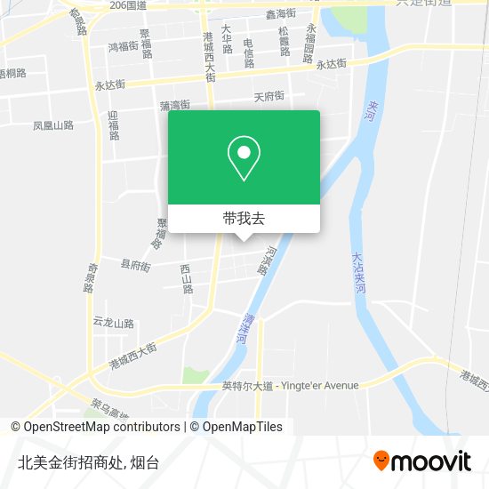 北美金街招商处地图