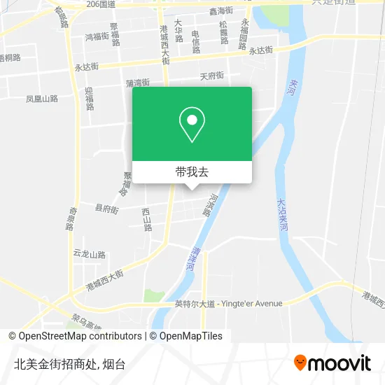 北美金街招商处地图