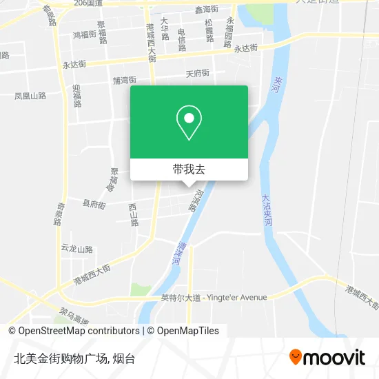 北美金街购物广场地图