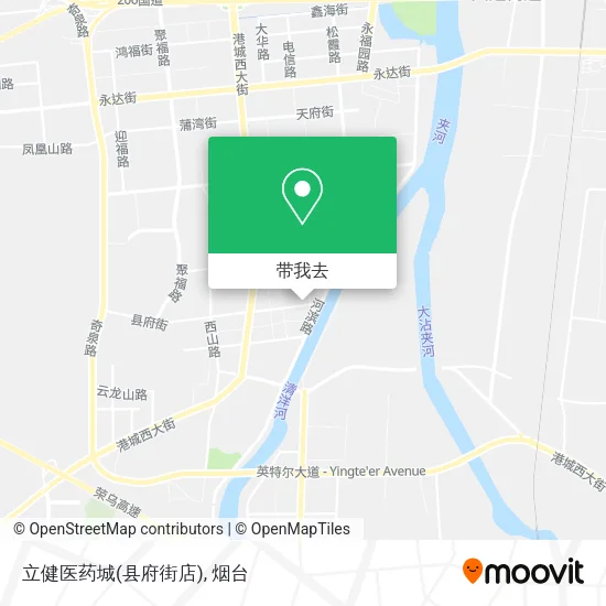 立健医药城(县府街店)地图