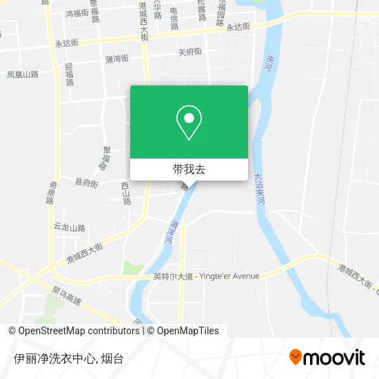 伊丽净洗衣中心地图