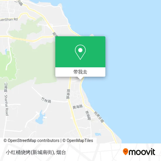 小红桶烧烤(新城南街)地图
