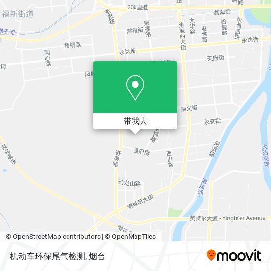 机动车环保尾气检测地图