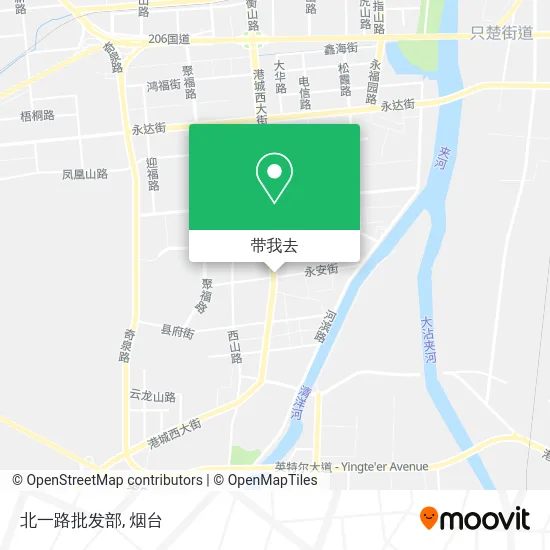 北一路批发部地图