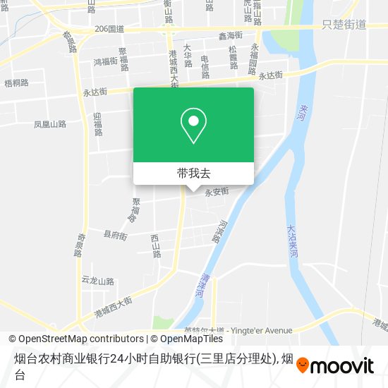 烟台农村商业银行24小时自助银行(三里店分理处)地图