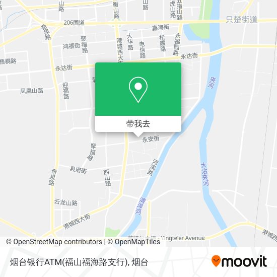 烟台银行ATM(福山福海路支行)地图