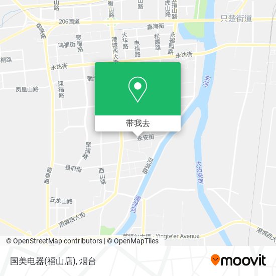 国美电器(福山店)地图